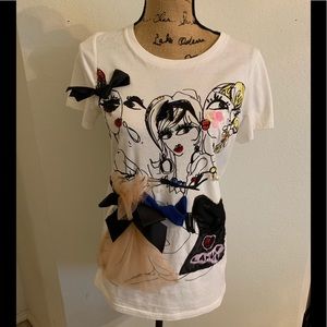 Lanvin for H&M Three Ladies Artist Tee BRAND NEW